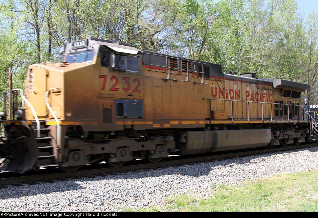 UP 7232 works on NS urain 337